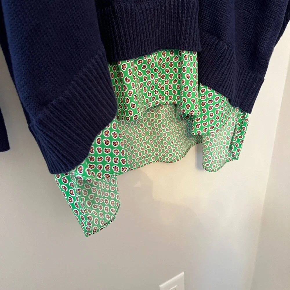 Ralph Lauren Deep Blue V-Neck Sweater - Picture 4 of 6